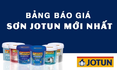 Bảng giá sơn jotun mới nhất